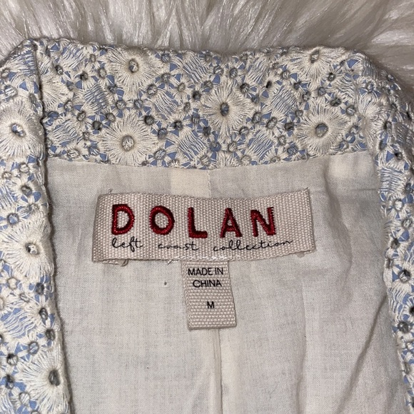 Dolan for Anthropologie Rossi Eyelet Moto Jacket - Picture 3 of 6